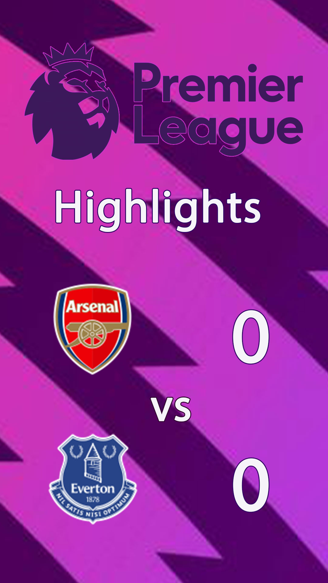 Arsenal 0 - 0 Everton : Highlight Premier League 24/25