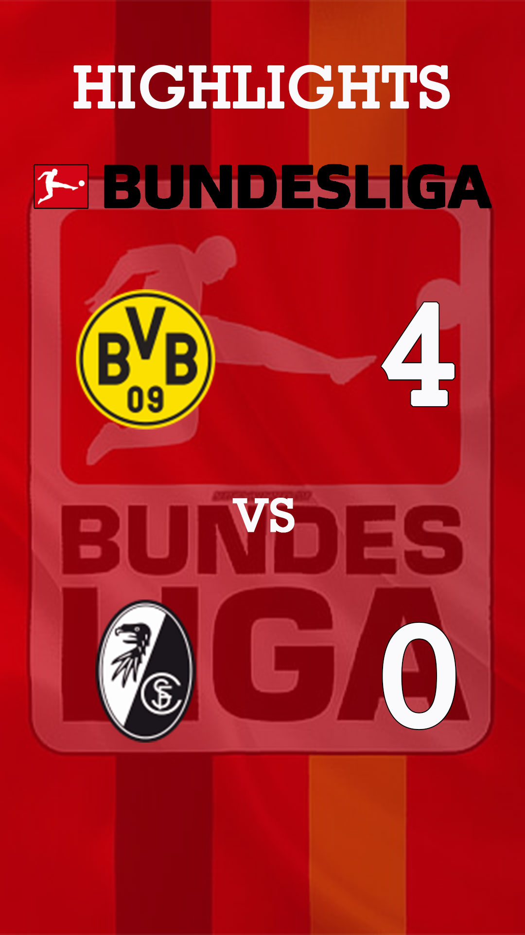 Borussia Dortmund 4 - 0 Freiburg | Highlight Bundesliga 24/25