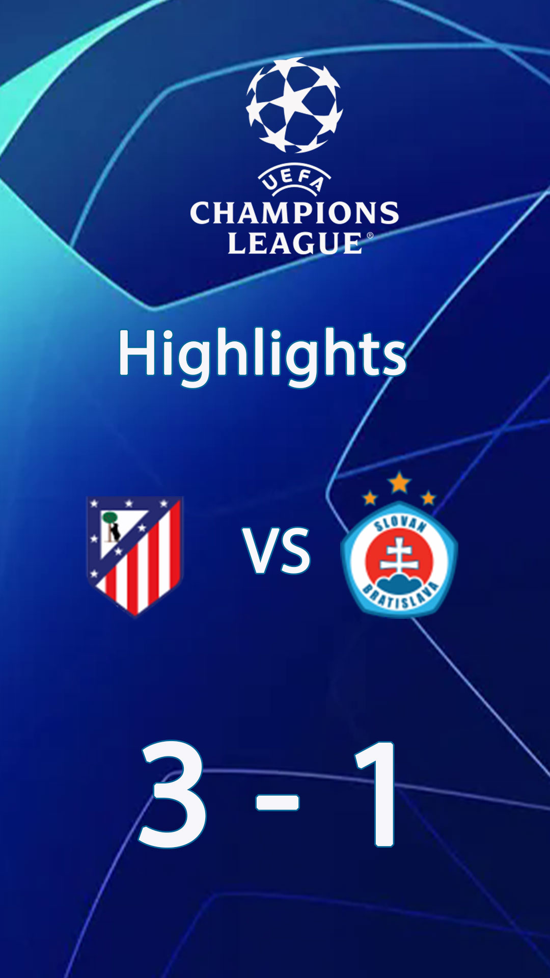 Atlético Madrid 3 - 1 Slovan Bratislava | Highlight Champions League 24/25