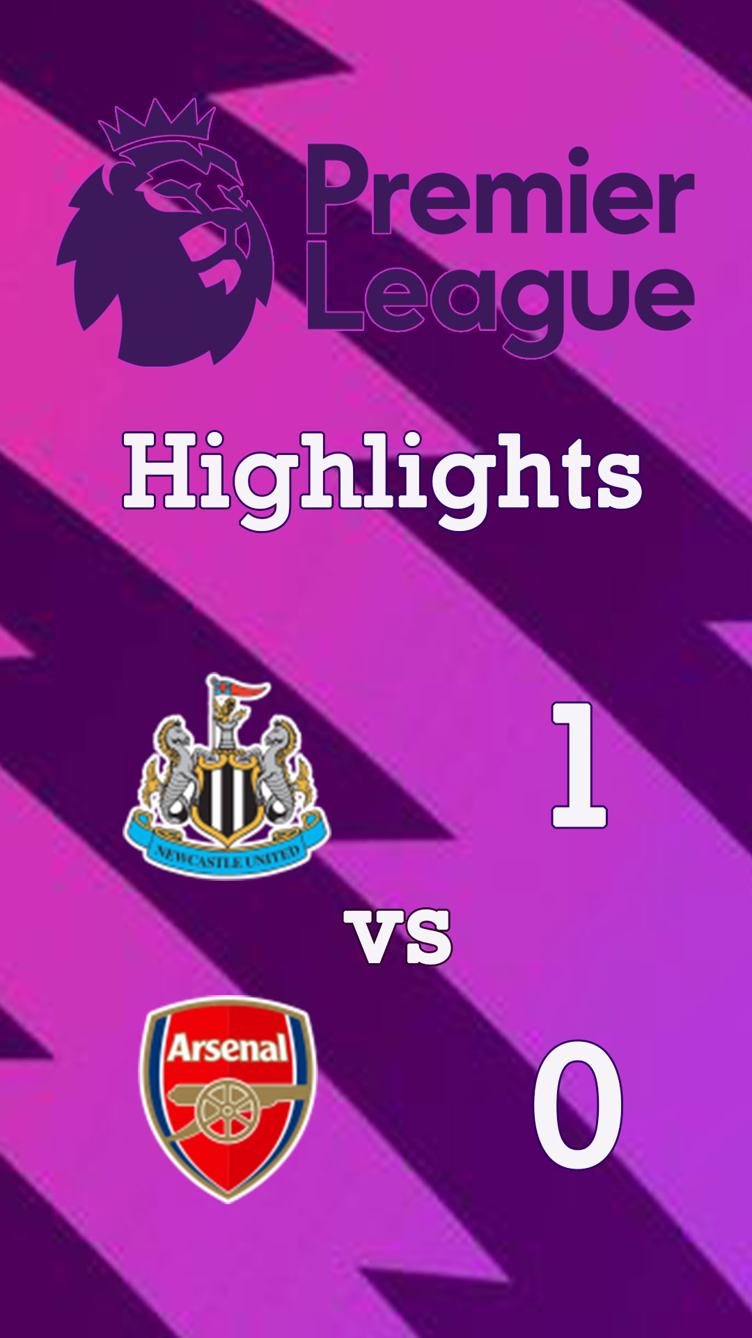 Newcastle United 1 - 0 Arsenal : Highlight Premier League 24/25